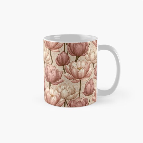 Item preview, Soft Lotus  - Botanical Garden Pattern - Father'S Day Gifts designed and sold by RoyalStarsPatts.