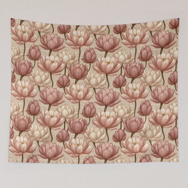 Item preview, Soft Lotus  - Botanical Garden Pattern - Father'S Day Gifts designed and sold by RoyalStarsPatts.