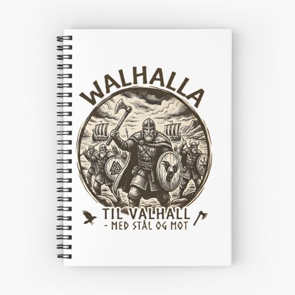 Item preview, Viking Warrior Walhalla – Til Valhall Med Stål Og Mot Norse Art designed and sold by GreatPeopleMind.