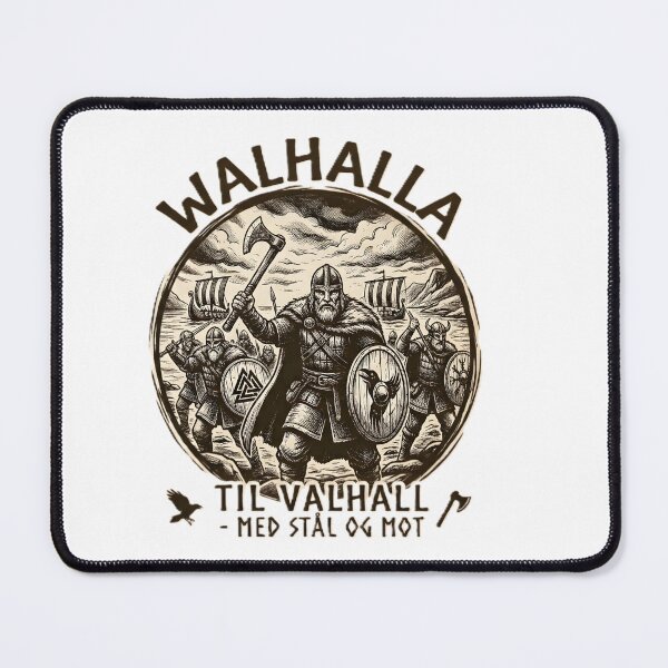 Item preview, Viking Warrior Walhalla – Til Valhall Med Stål Og Mot Norse Art designed and sold by GreatPeopleMind.