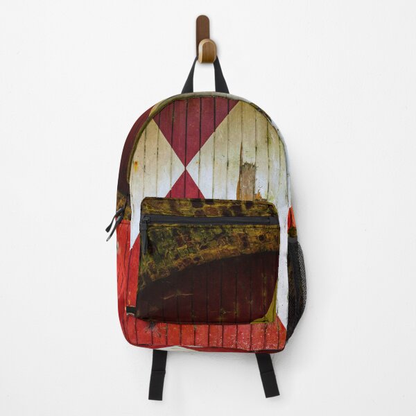 Item preview, Red tartan with white antique doors fine art color photograph wall art designed and sold by Jéanpaul  Ferro.