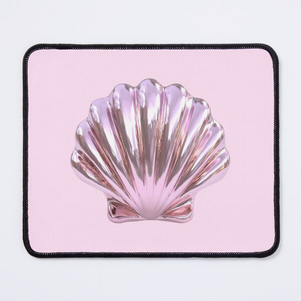 Item preview, Chrome Pink Seashell 3D Render Art designed and sold by jianina-alondra.