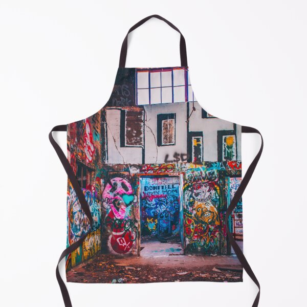 Item preview, Urban exploring graffiti filled room and doors color fine art photograph wall art designed and sold by Jéanpaul Ferro.