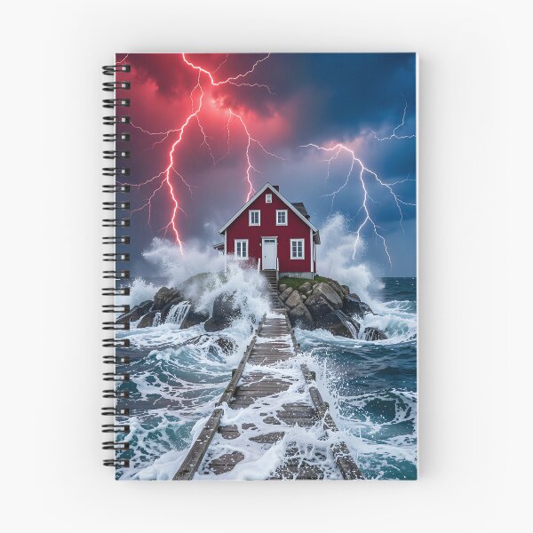 Item preview, The Red House in the Storm: Mysticism of the Red Lightning designed and sold by VoidVeilStudio.
