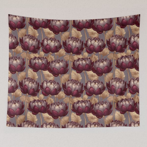 Item preview, Petaled Lotus  - Birth Flower Pattern - Fathers Day Ideas designed and sold by RoyalStarsPatts.