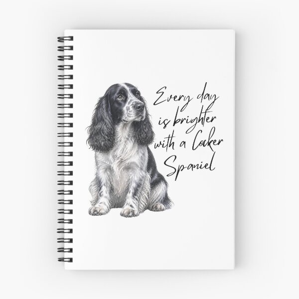 Item preview, Black and White Cocker Spaniel designed and sold by MoonMonkeyNbear.
