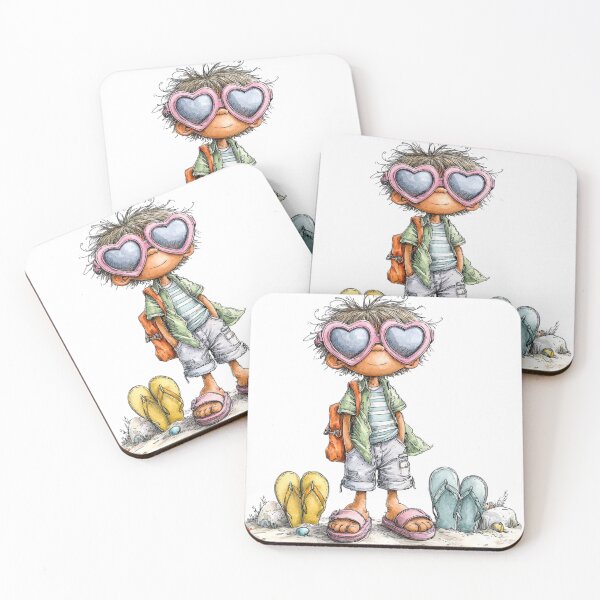 Item preview, Cute guy on vacation – whimsical design designed and sold by Lines, forms and colors.