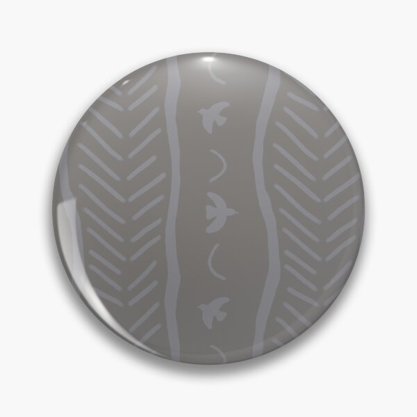 Item preview, Bohemian-style bird motifs in grey, nature-inspired by Beliris Creations designed and sold by BelirisCréations.