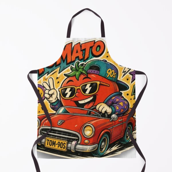 Item preview, Cool Tomato Driving Vintage Red Car designed and sold by @VIRAT DESIGNER@.