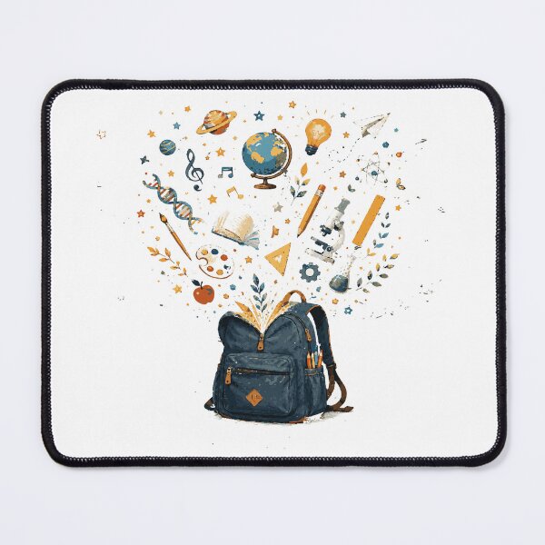 Item preview, Magical School Backpack T-Shirt & Sticker | Back to School Learning Adventure Illustration designed and sold by Sunday.Supply.