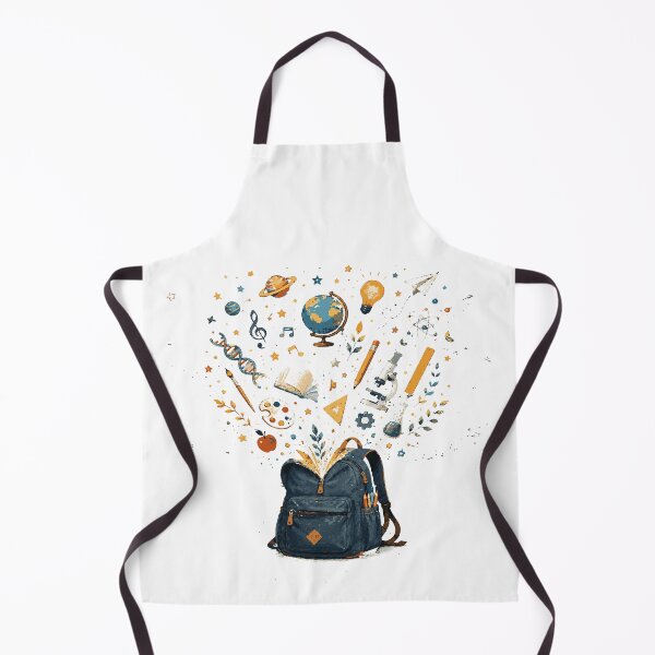 Item preview, Magical School Backpack T-Shirt & Sticker | Back to School Learning Adventure Illustration designed and sold by Sunday.Supply.