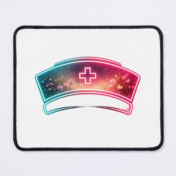 Item preview, Neon Nurse Cap | Nurse Life | Medical PNG Design designed and sold by Moonveil_Studio.