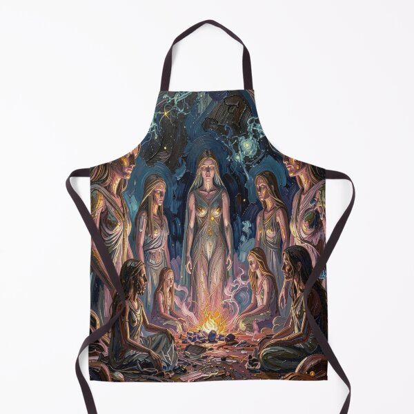 Item preview, Impasto Cosmic Ritual Circle Portrait designed and sold by FotoworldEdel.