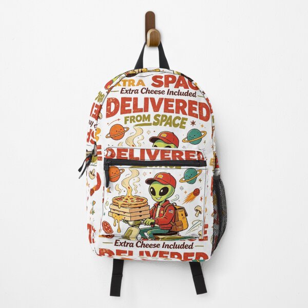 Item preview, Delivered From Space Alien Pizza designed and sold by NatalieJeans.