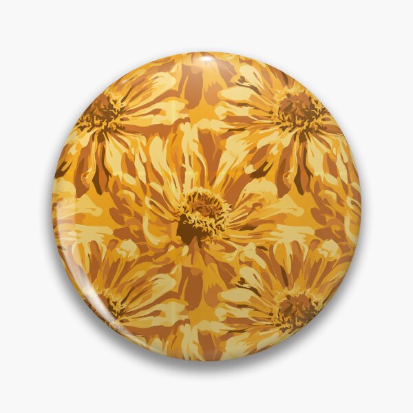 Item preview, Minimalistic Zinnia Flower  - Flower Garden Pattern - Anniversary Gifts designed and sold by RoyalStarsPatts.
