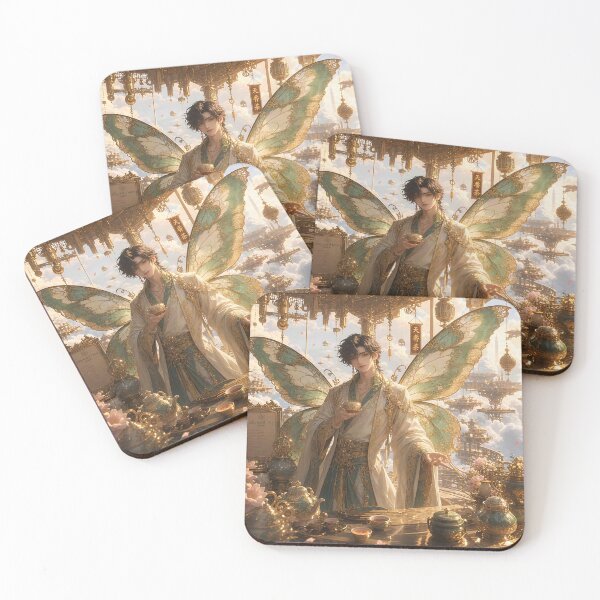 Item preview, Fairy Merchant in Floating Tea Market designed and sold by sigmaartstudio.