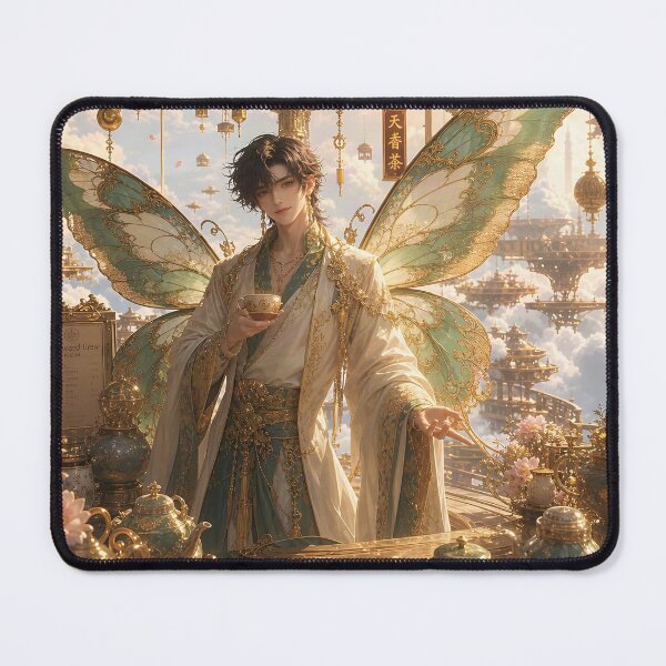 Item preview, Fairy Merchant in Floating Tea Market designed and sold by sigmaartstudio.