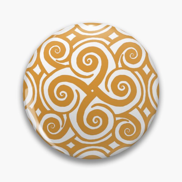 Item preview, Orange Celtic wave pattern by Beliris Creations designed and sold by BelirisCréations.