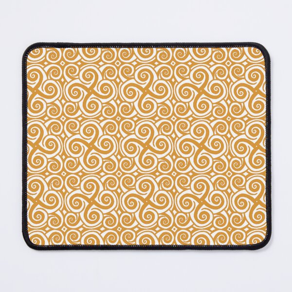 Item preview, Orange Celtic wave pattern by Beliris Creations designed and sold by BelirisCréations.