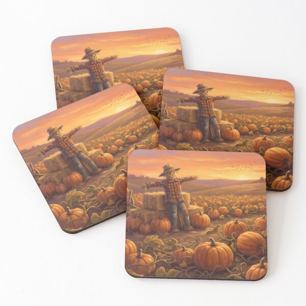 Item preview, Golden Hour Pumpkin Patch designed and sold by RedPeaStudio.