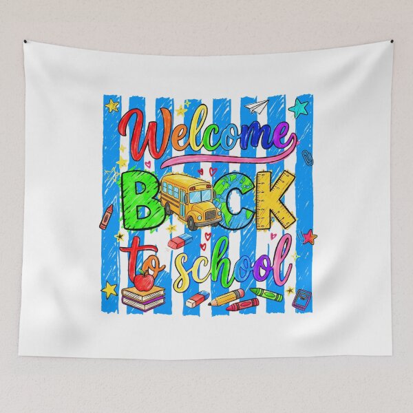 Item preview, Welcome Back To School Colorful Rainbow First Day Teacher Student designed and sold by Alluka Brand.