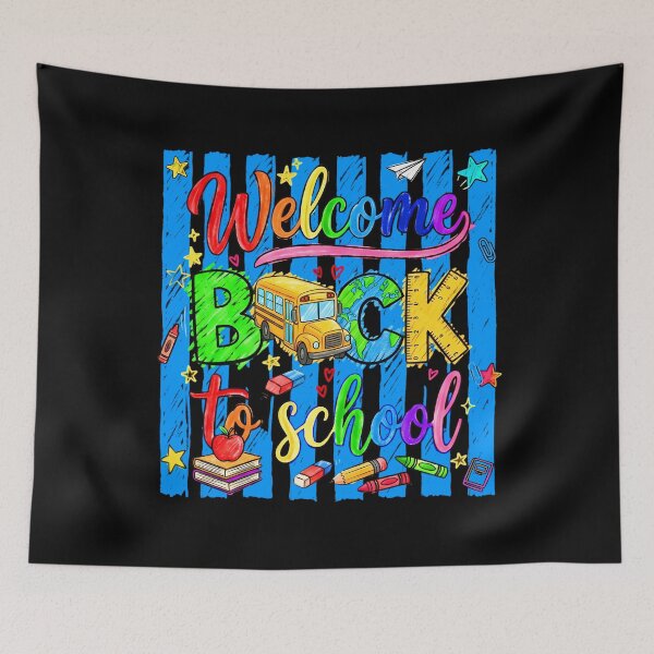 Item preview, Welcome Back To School Colorful Rainbow First Day Teacher Student designed and sold by Alluka Brand.