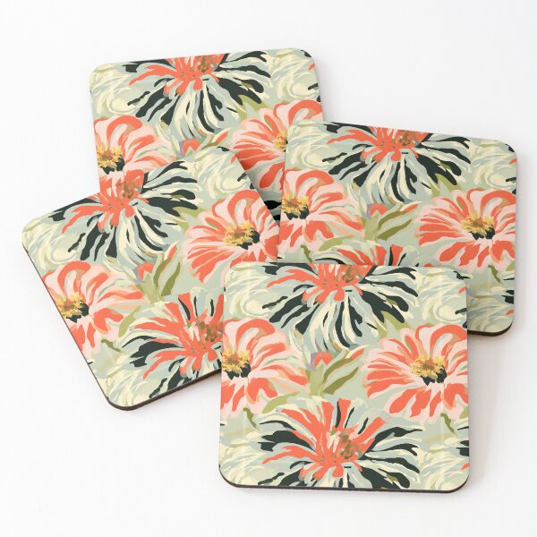 Item preview, Graceful Zinnia Floral - Tropical Flower Pattern - Anniversary Gifts For Her designed and sold by RoyalStarsPatts.