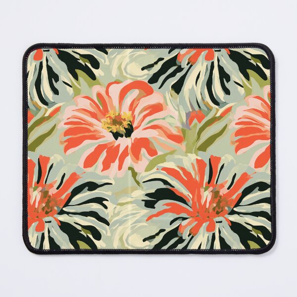 Item preview, Graceful Zinnia Floral - Tropical Flower Pattern - Anniversary Gifts For Her designed and sold by RoyalStarsPatts.