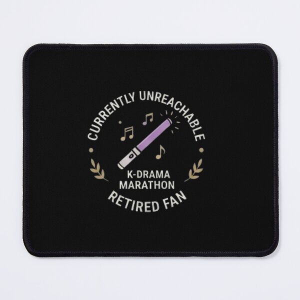 Item preview, Funny K-Drama Retirement Shirt – Currently Unreachable K-Drama Marathon Retired Fan Korean Culture Gift designed and sold by SunAndJune.