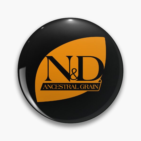 Item preview, Natural & Delicious Ancestral Grain Orange Badge designed and sold by Rebeccasio.