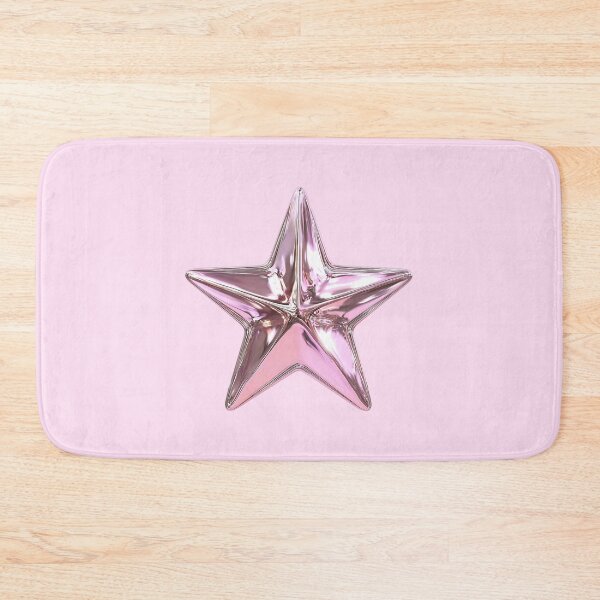 Item preview, Glossy Metallic Pink Star Art designed and sold by jianina-alondra.