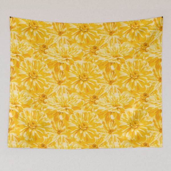 Item preview, Radiant Zinnia Print - Tropical Flower Pattern - Anniversary Gifts For Him designed and sold by RoyalStarsPatts.