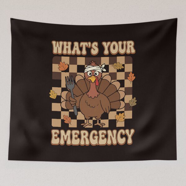 Item preview, What's Your Emergency 911 Dispatcher Turkey Thanksgiving designed and sold by w66aboo.