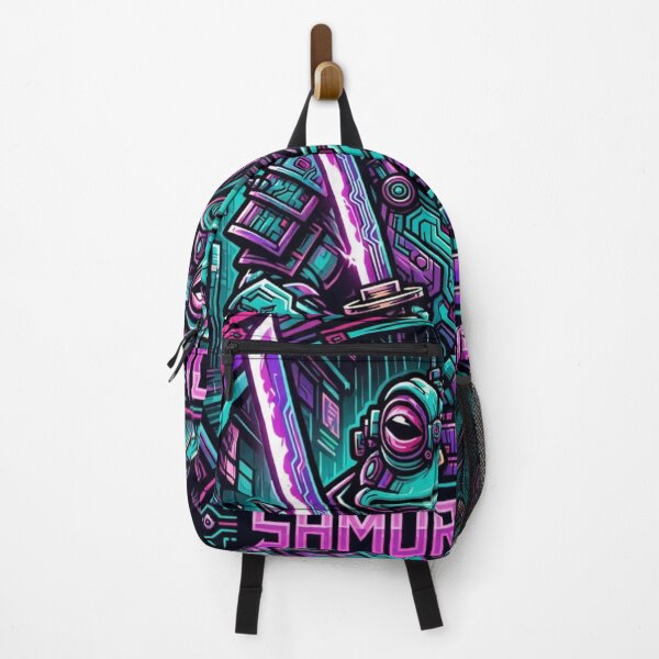 Item preview, Cyberpunk Samurai Frog - Neon Cyber Ninja Amphibian designed and sold by Visual Chillout by GP .