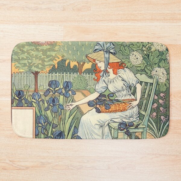 Item preview, May by Samuel Grasset Vintage Garden Wall Art for Cottagecore Home Decor designed and sold by RickE.