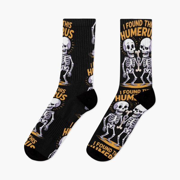 Item preview, I Found This Humerus Funny Halloween Skeleton designed and sold by borutawear.