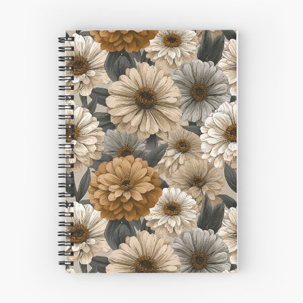 Item preview, Artistic Zinnia Floral  - Botanical Garden Pattern - Anniversary Gifts For Husband designed and sold by RoyalStarsPatts.