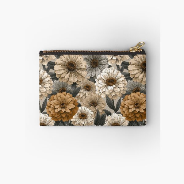 Item preview, Artistic Zinnia Floral  - Botanical Garden Pattern - Anniversary Gifts For Husband designed and sold by RoyalStarsPatts.