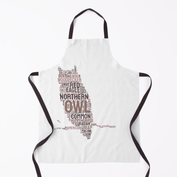 Item preview, Silhouette Owl Species Word Cloud Typography Art designed and sold by AyfuDesigns.