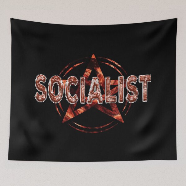 Item preview, Socialist Pentagram designed and sold by Qweird Artistry.