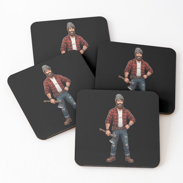 Item preview, Lumberjack with Axe designed and sold by MarceloBozzano.
