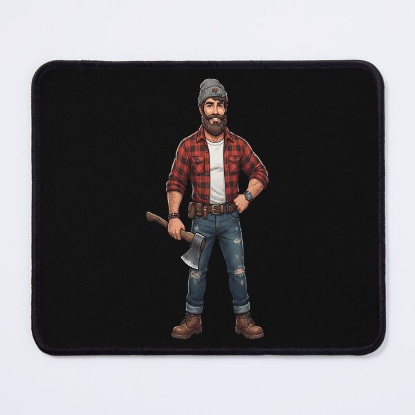 Item preview, Lumberjack with Axe designed and sold by MarceloBozzano.