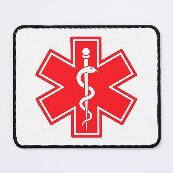 Item preview, Paramedic Star Of Life Badge designed and sold by VectorForge Studio.