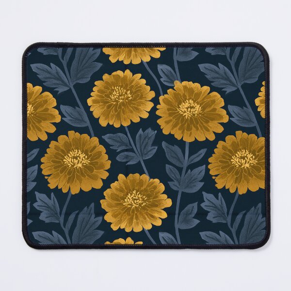 Item preview, Flourishing Zinnia Print - Flower Bouquet Pattern - Anniversary Gifts For Mom designed and sold by RoyalStarsPatts.