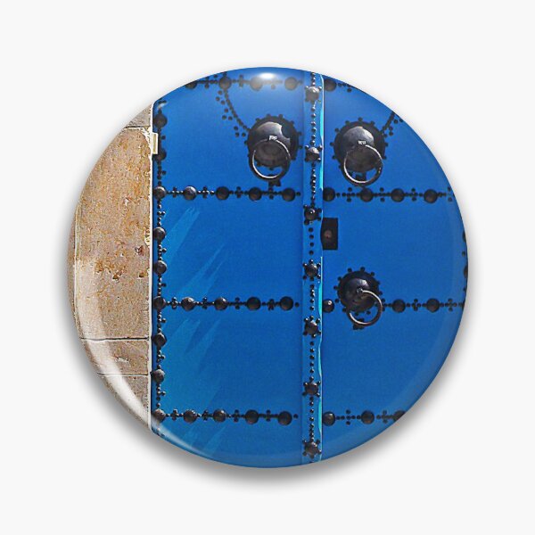 Item preview, Blue antique Moorish European door fine art color photograph wall art designed and sold by Jéanpaul  Ferro.