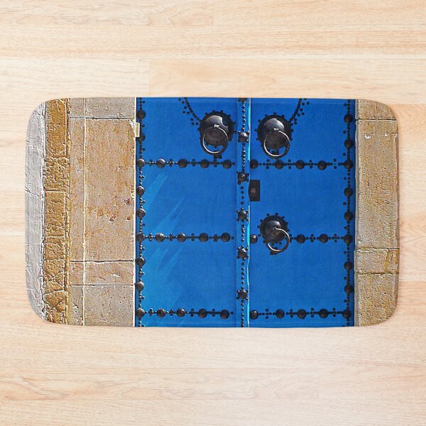Item preview, Blue antique Moorish European door fine art color photograph wall art designed and sold by Jéanpaul  Ferro.