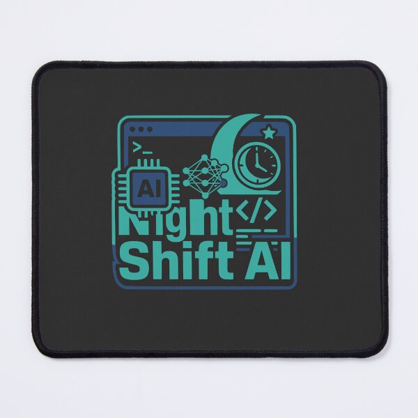 Item preview, Night Shift AI Funny Developer Gift Coding Automation Humor Design designed and sold by Ixnor.