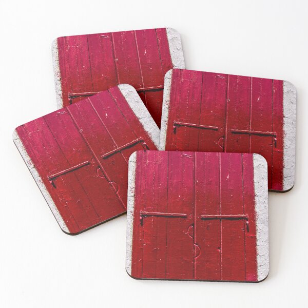 Item preview, Antique European red door color fine art photograph wall art designed and sold by Jéanpaul  Ferro.