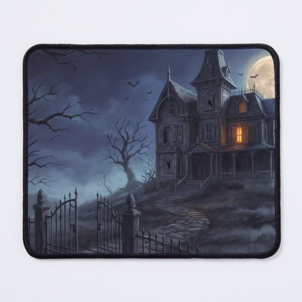 Item preview, Moonlit Manor on the Hill designed and sold by RedPeaStudio.
