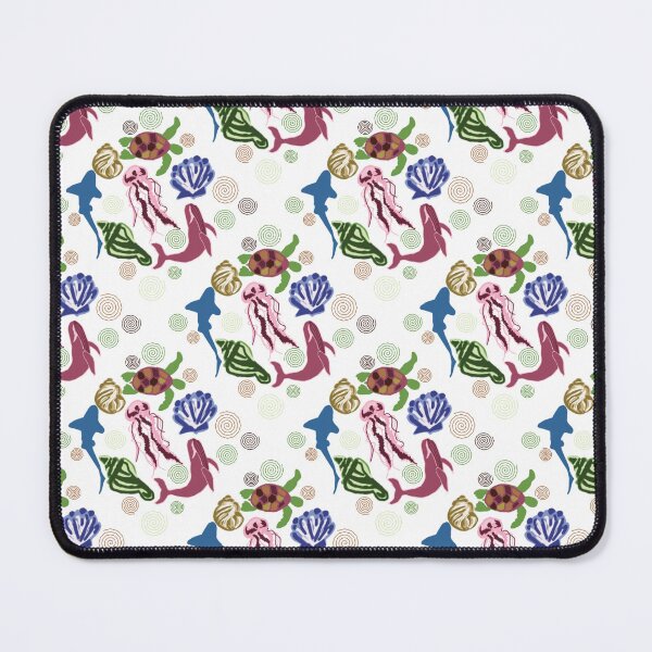 Item preview, Colorful Marine Life Pattern | Sharks, Whales, Turtles & Seashells designed and sold by formysidequests.